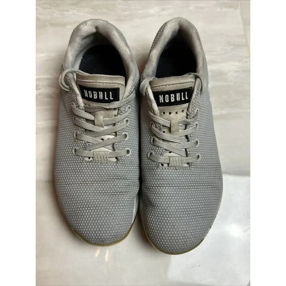 Nobull Superfabric Gray Unisex trainer shoes size Women's 8.5 / Men's 7 - Picture 12 of 16